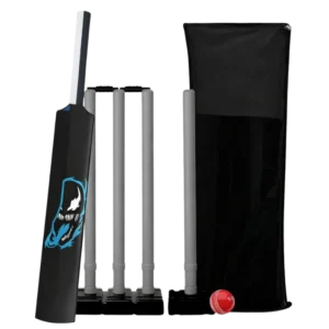 Rutns Venom Dominator Full Size Cricket Kit for Adults | 34″ Cricket Bat, Ball with Stumps & Bails with Kit Bag | Suitable for Wind Ball & Tennis Ball (Venom Domintor Full Size Kit)