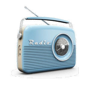 ByronStatics Portable Radio AM FM, Vintage Retro Radio